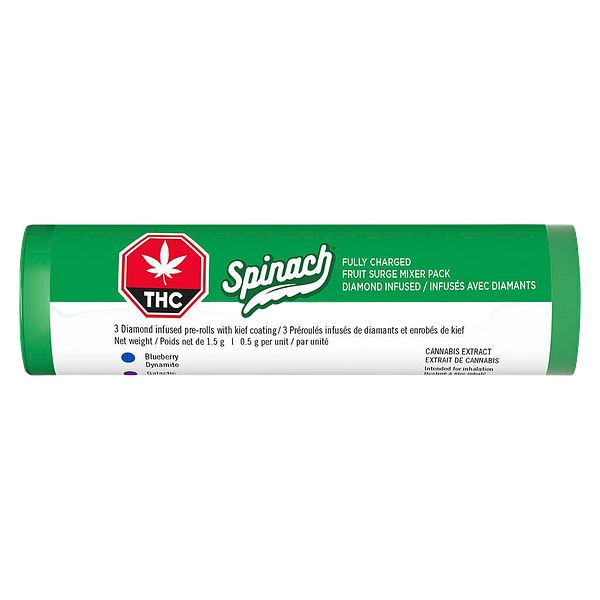 Spinach - Fully Charged Fruit Surge Mixer Pack Infused Pre-Roll