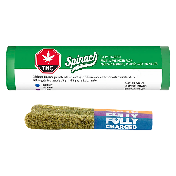 Spinach - Fully Charged Fruit Surge Mixer Pack Infused Pre-Roll