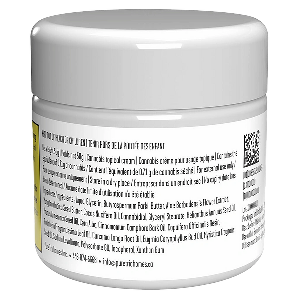 Pure Trichomes Inc. - Maximum Strength CBD Cream 3000mg the Healer