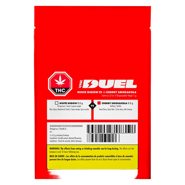 Versus - Duel White Widow Fs vs Cherry Smokakola 2-in-1 Disposable