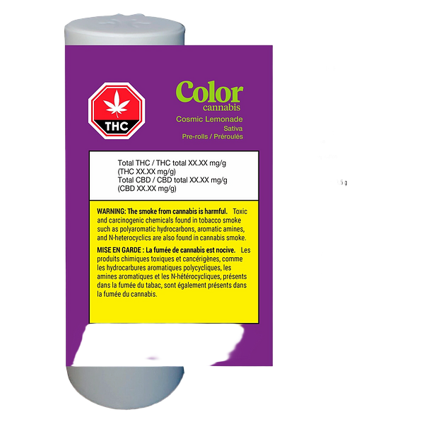 Color Cannabis - Cosmic Lemonade Pre-Roll
