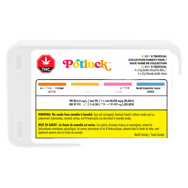 Potluck - Tropical x Burst Collection Variety Infused Pre-Roll