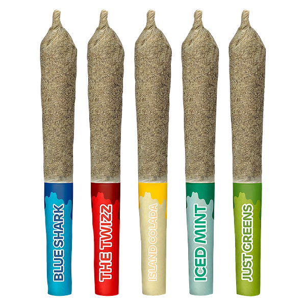 Sticky Greens - Five Of Diamonds Liquid Diamond Double Infused Pre Roll