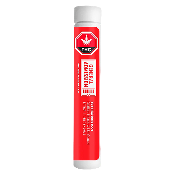 General Admission - Strawkiwi Distillate Infused Pre Roll