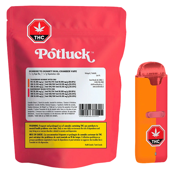 Potluck - Sunrise To Sunset Dual Chamber Vape