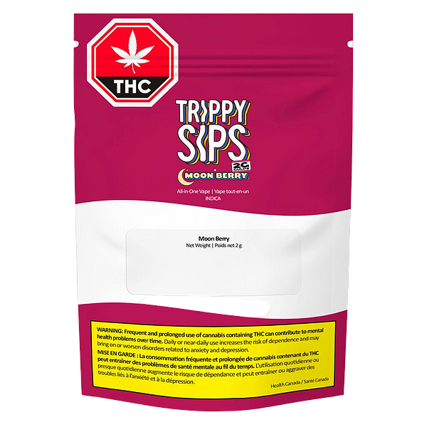 Trippy Sips - Moonberry CBN Gulps - Liquid Diamond Blend All-in-One Vape