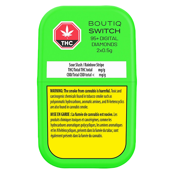 Boutiq - Switch 95+ Digital Diamonds Sour Slush Rainbow Belts All In One