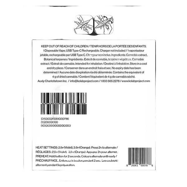 Kolab Project - Purple Diesel Diamonds AIO Vape