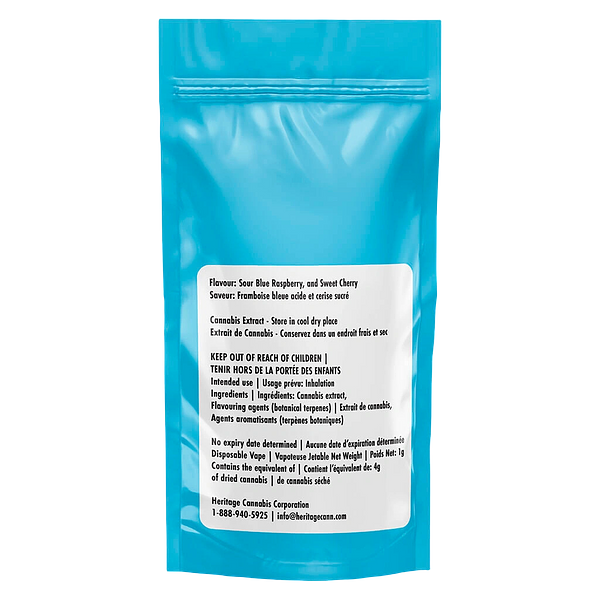 Juicy Hoots - Double Blue Cherry Disposable Vape