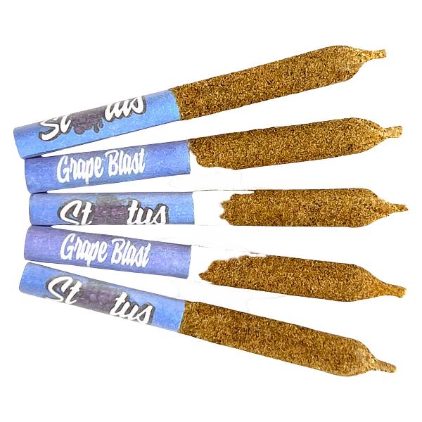 Status - Grape Blast Liquid Diamond Infused Kief Coated Pre-Roll