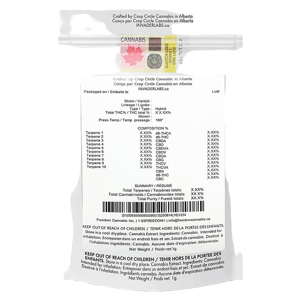 INVADER - Cold Cure Live Rosin