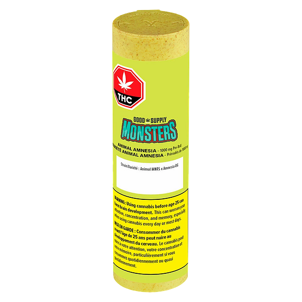 Good Supply Monsters - Monsters Animal Amnesia Infused Pre-Roll