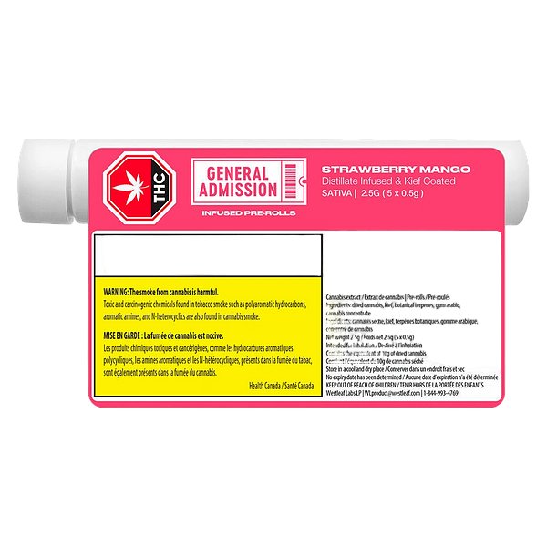 General Admission - Strawberry Mango Infused Pre-Roll