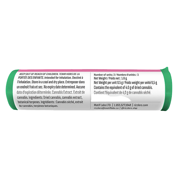 RIZZLERS - Twisters - Tropicoco & Watermelon Razzler M Infused Pre-Roll