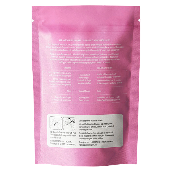 RIZZLERS - Twisters - Tropicoco & Watermelon Razzler M Infused Pre-Roll