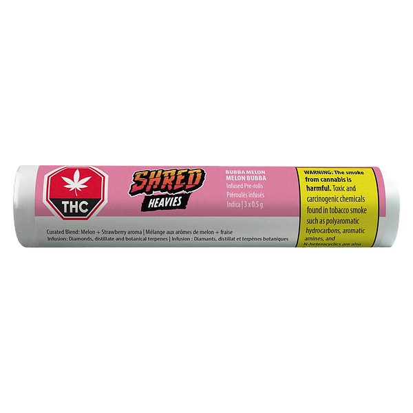 SHRED - Bubba Melon Heavies Diamond & Disty Infused Pre-Roll