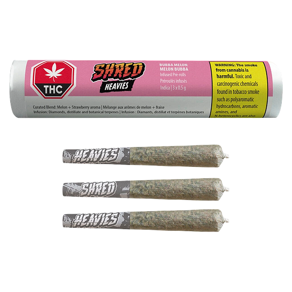 SHRED - Bubba Melon Heavies Diamond & Disty Infused Pre-Roll