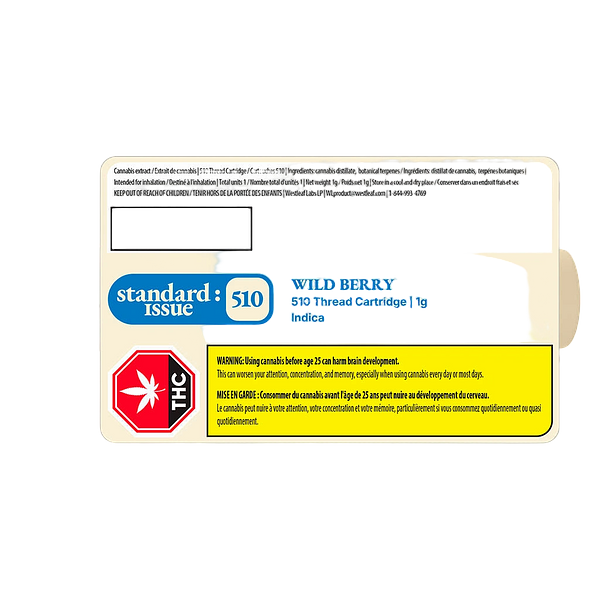 Standard Issue - Wild Berry 510 Thread Cartridge