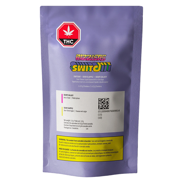 RIZZLERS - Switchit - Sour Slapple + Grape Galaxy AIO Vape