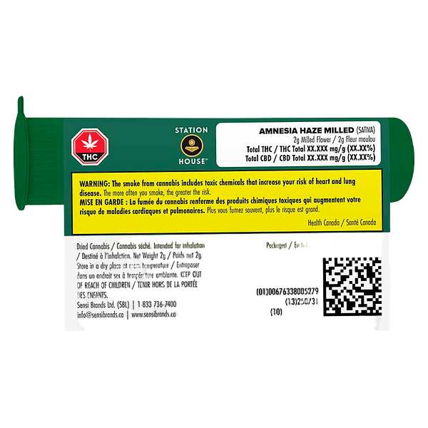 Station House - Amnesia Haze Milled