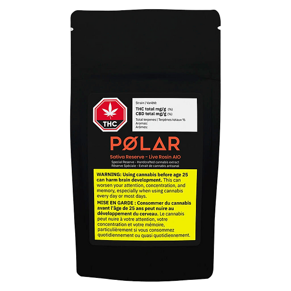 Polar - Sativa Reserve Live Rosin AIO