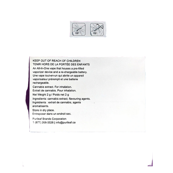 TYTAN Mega Effects - 3:2 THC:CBN Chill AIO - Grape Galaxy