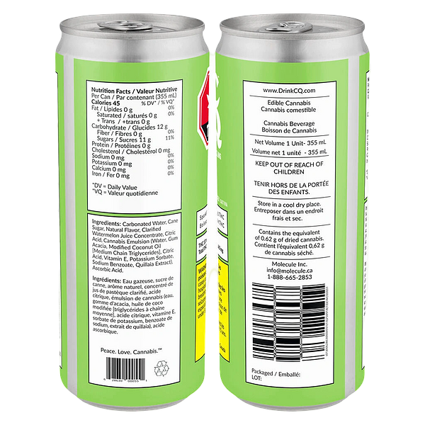 CQ Sparkling - Watermelon Cucumber Sativa