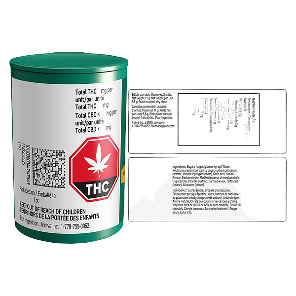 Emerald Hour - Live Rosin Gummies - Peach White Grape