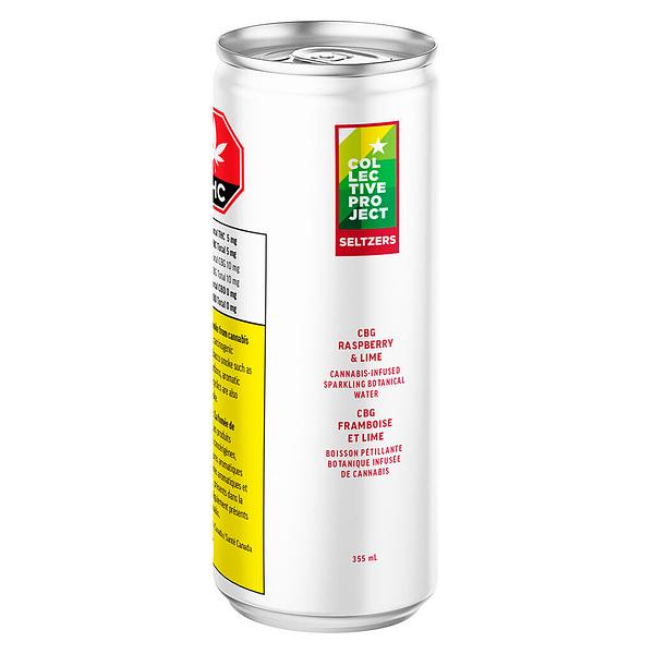 Collective Project - Raspberry & Lime CBG Sparkling Botanical Water image 1