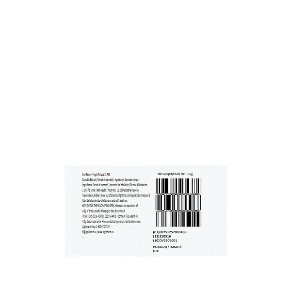 Purple Hills - Live Resin – Tangie Torque XL AIO