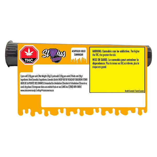 Status - Acapulco Gold Cannagar Pre-Roll