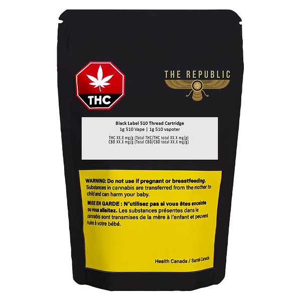 The Republic - Black Label 510 Thread Cartridge
