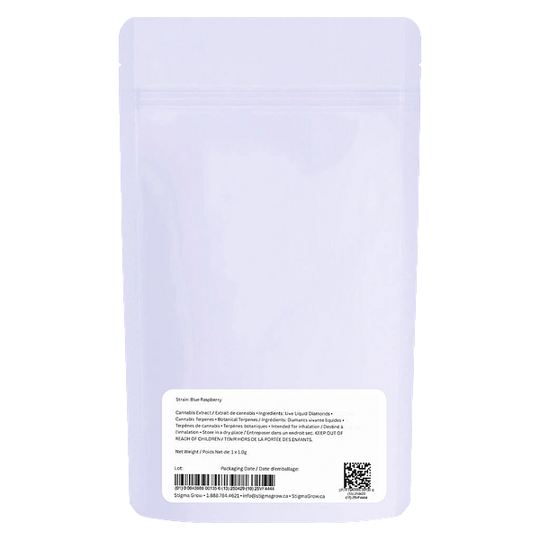 VERO - Bussin Blue Razz Live Liquid Diamond POSTLESS 510 Thread Cartridge