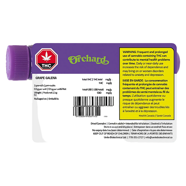 Orchard - Grape Galena Pre Roll