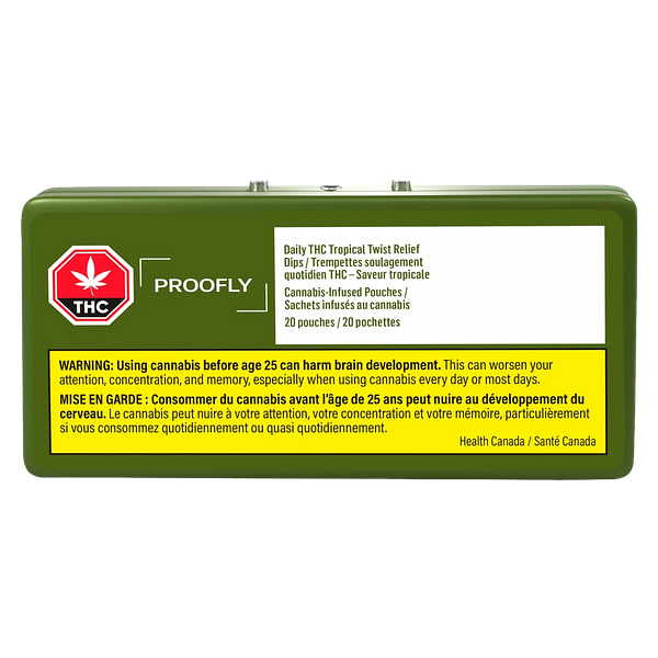 Proofly - Daily THC Tropical Twist Relief Dips