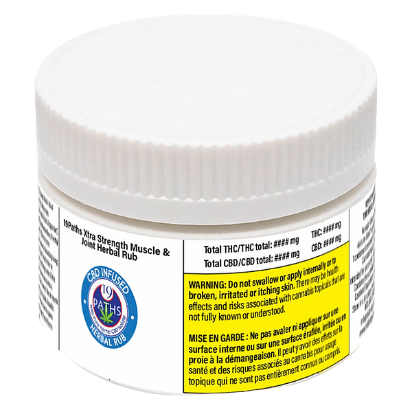 19Paths - Xtra Strength Muscle & Joint Herbal Rub