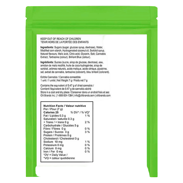 Olli Trippers - Green Watermelon 1:1:1: THCV/CBG/THC