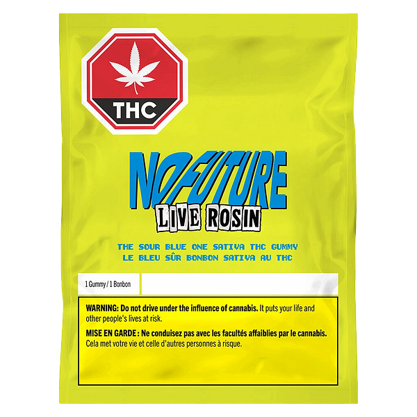 No Future - The Sour Blue One - Live Rosin Sativa THC Gummy