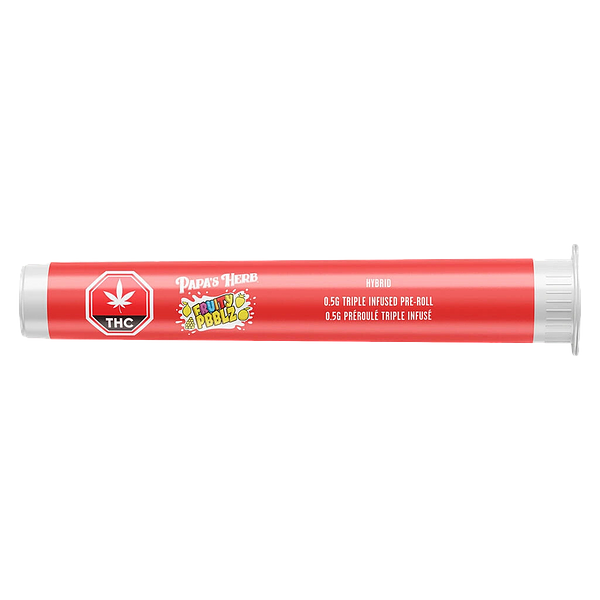 Papa's Herb - Fruity Pbblz Kief Coated Diamond Infused Pre-Roll