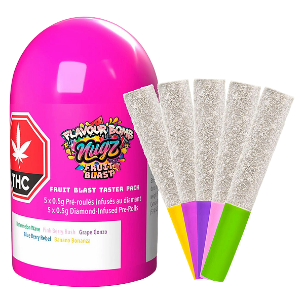 Nugz - Flavour Bomb Fruit Blast Taster Pack Infused Pre-Roll