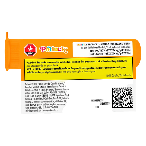 Potluck - Mango Hurricane Infused Pre-Roll