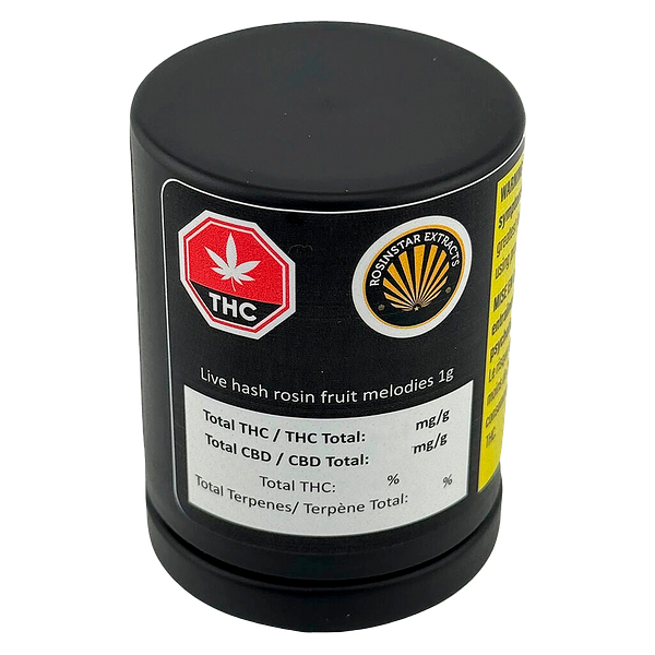 RosinStar - Live Hash Rosin Fruit Melodies