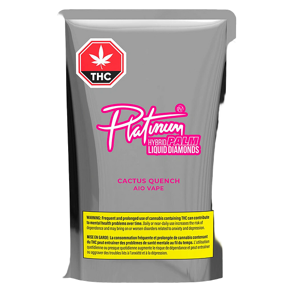 Platinum - Cactus Quench Liquid Diamond AIO Vape