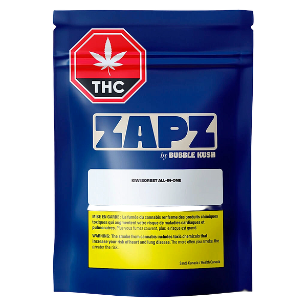 Bubble Kush ZAPZ - Kiwi Sorbet All-In-One