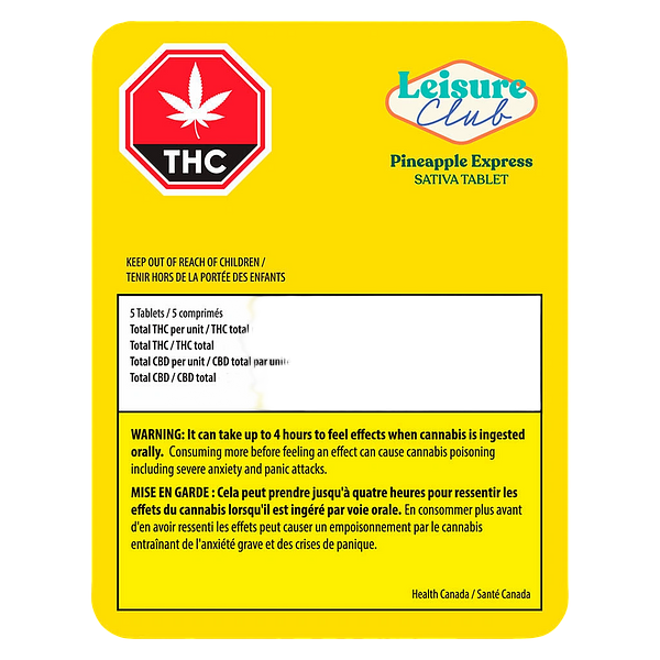 Leisure Club - Pineapple Express Tablets