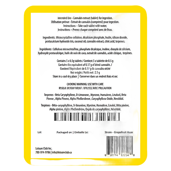 Leisure Club - Pineapple Express Tablets