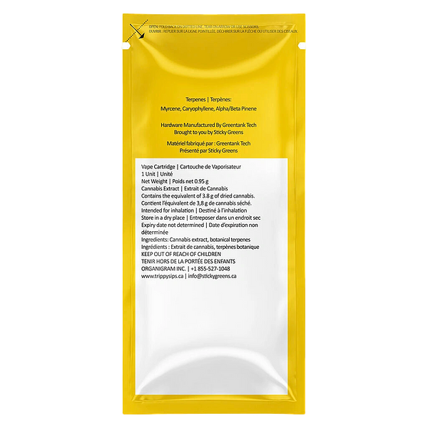 Trippy Sips - Flyin’ Hawaiian - Liquid Diamond Blend 510 Thread Cartridge