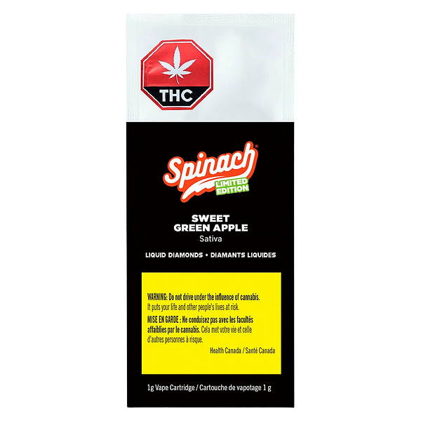 Spinach - Sweet Green Apple Liquid Diamonds Vape