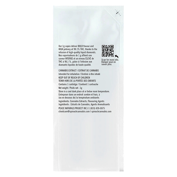 Spinach - Sweet Green Apple Liquid Diamonds Vape