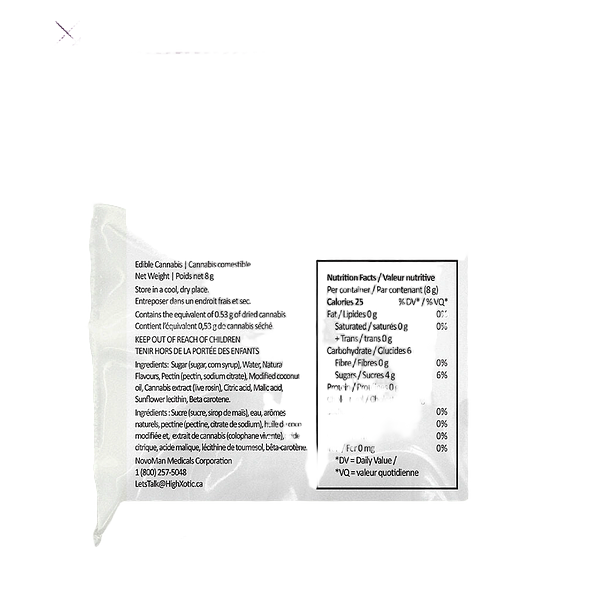 HighXotic - Tenten Sunny Drift Live Rosin Gummy